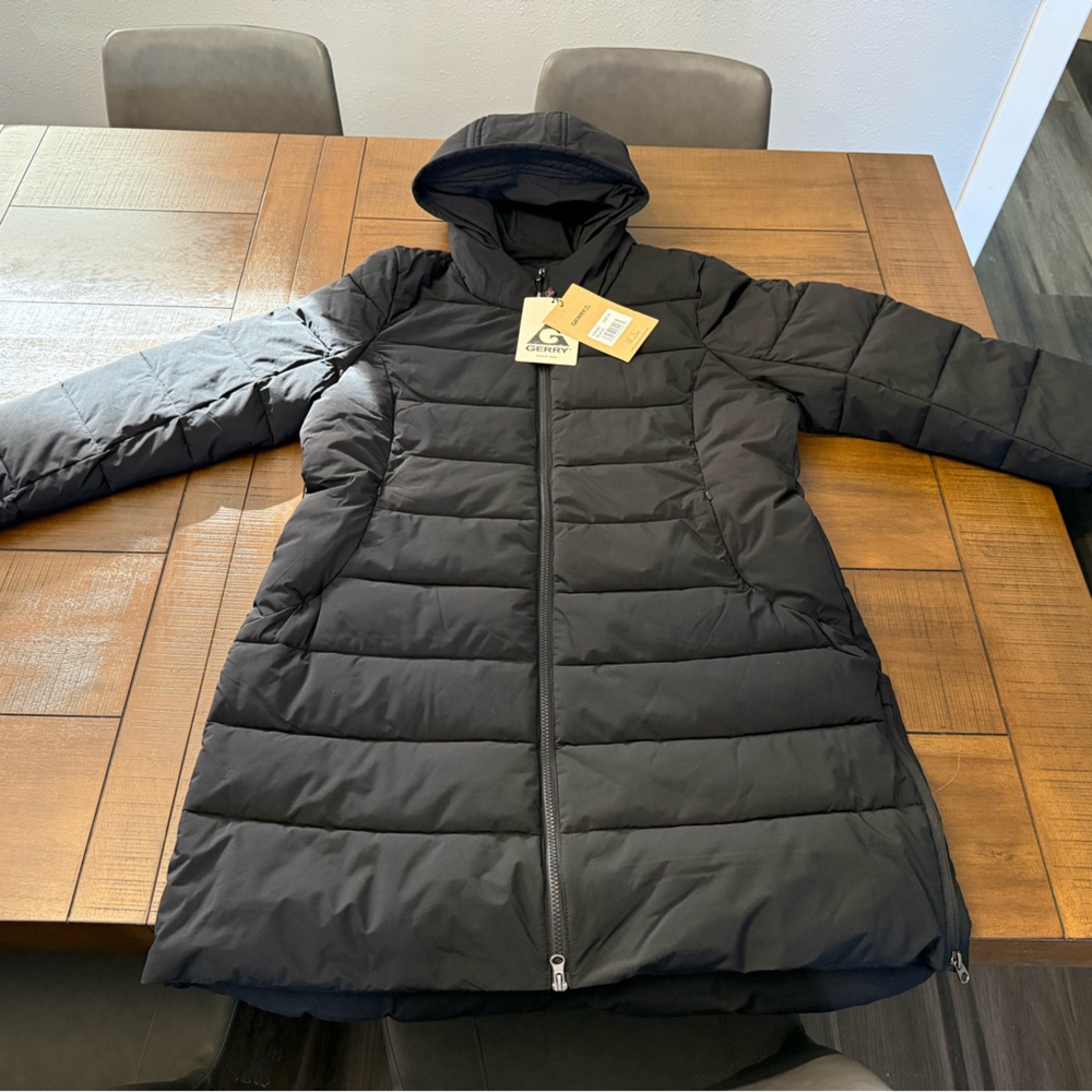 Gerry Weber Black Hooded Puffer Coat